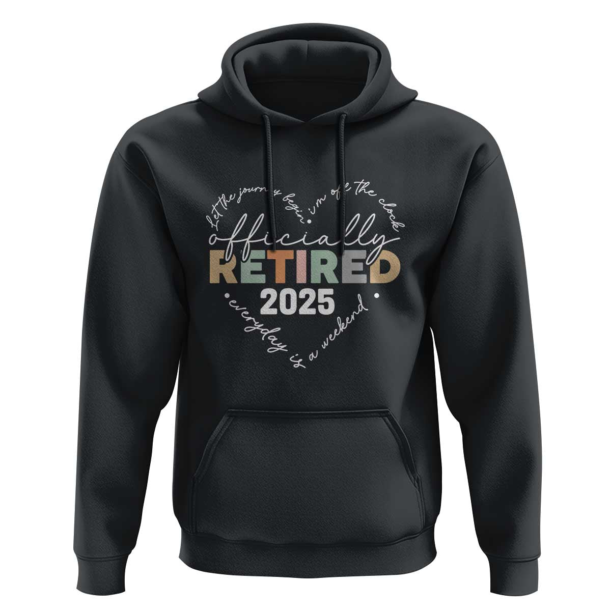 Officially Retired 2025 Hoodie Women Retirement Vintage