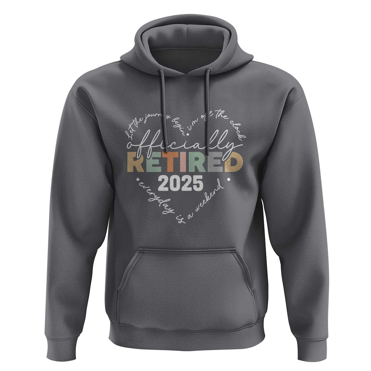 Officially Retired 2025 Hoodie Women Retirement Vintage