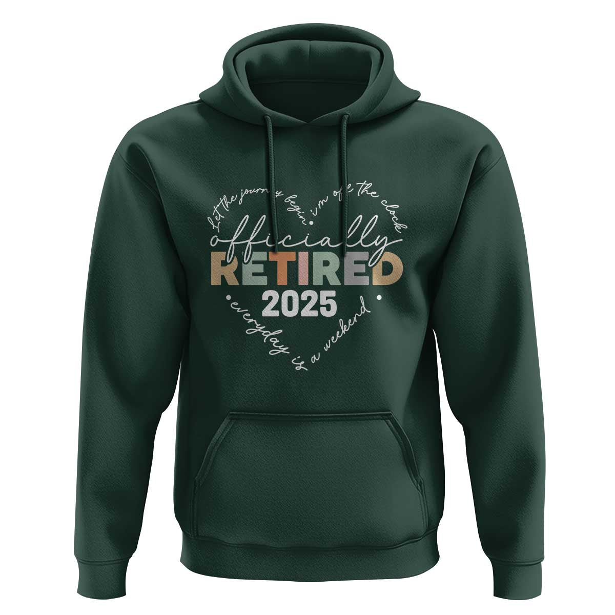 Officially Retired 2025 Hoodie Women Retirement Vintage