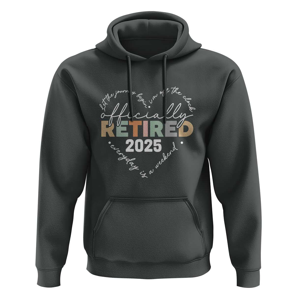 Officially Retired 2025 Hoodie Women Retirement Vintage