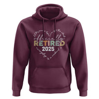 Officially Retired 2025 Hoodie Women Retirement Vintage