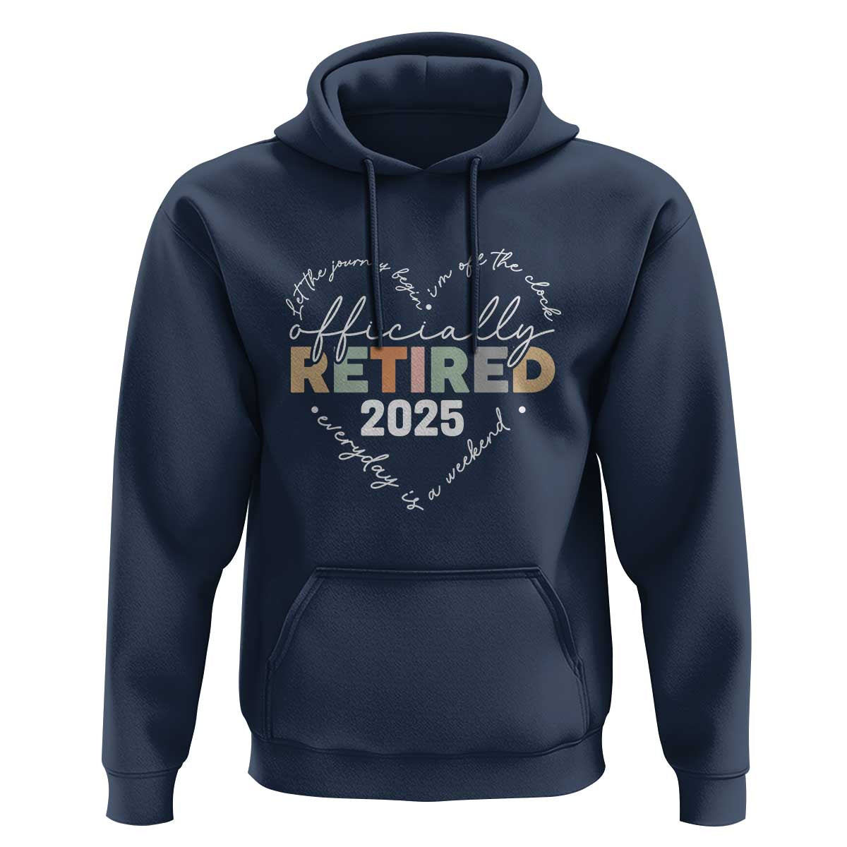 Officially Retired 2025 Hoodie Women Retirement Vintage