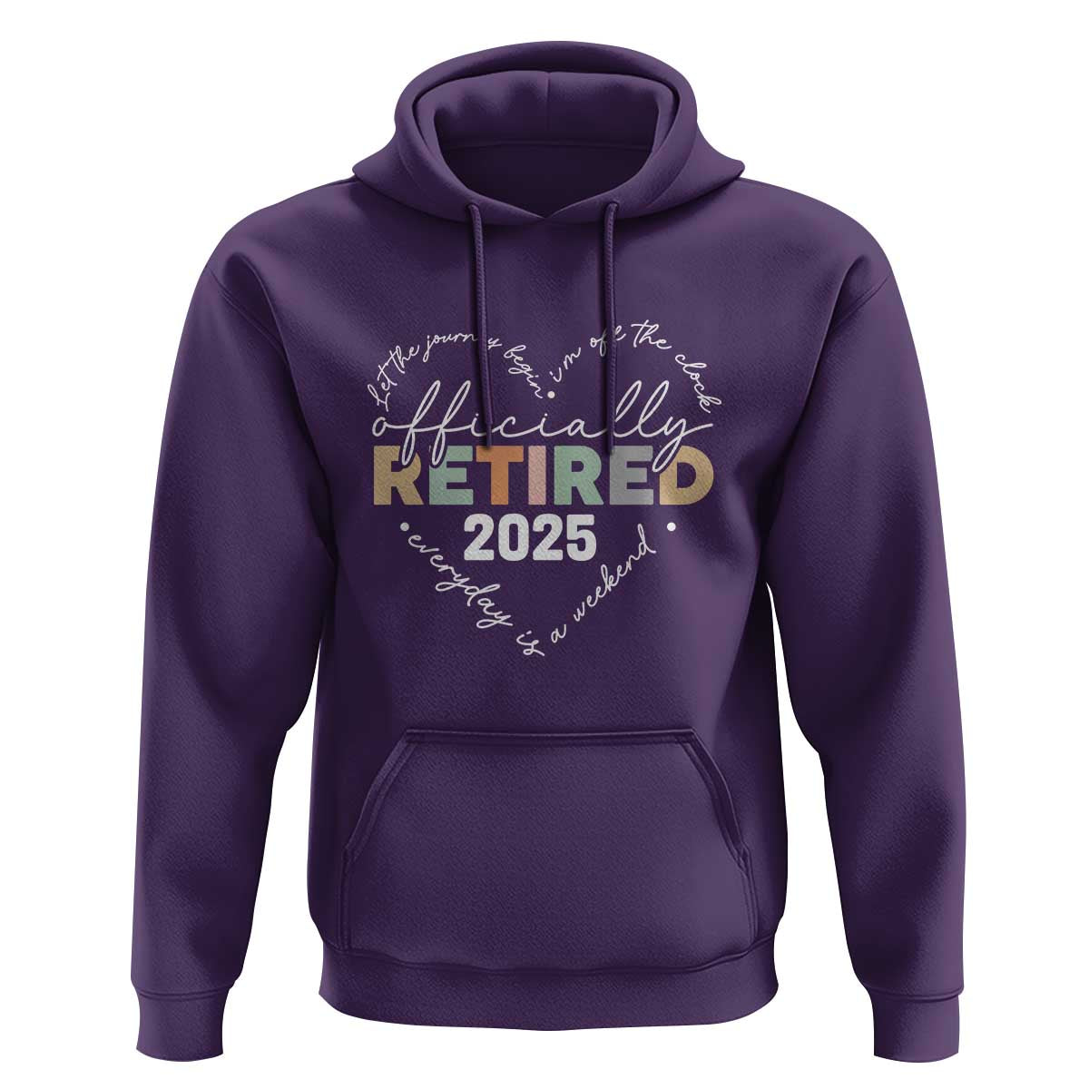 Officially Retired 2025 Hoodie Women Retirement Vintage