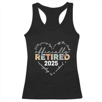 Officially Retired 2025 Racerback Tank Top Women Retirement Vintage