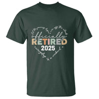 Officially Retired 2025 T Shirt Women Retirement Vintage