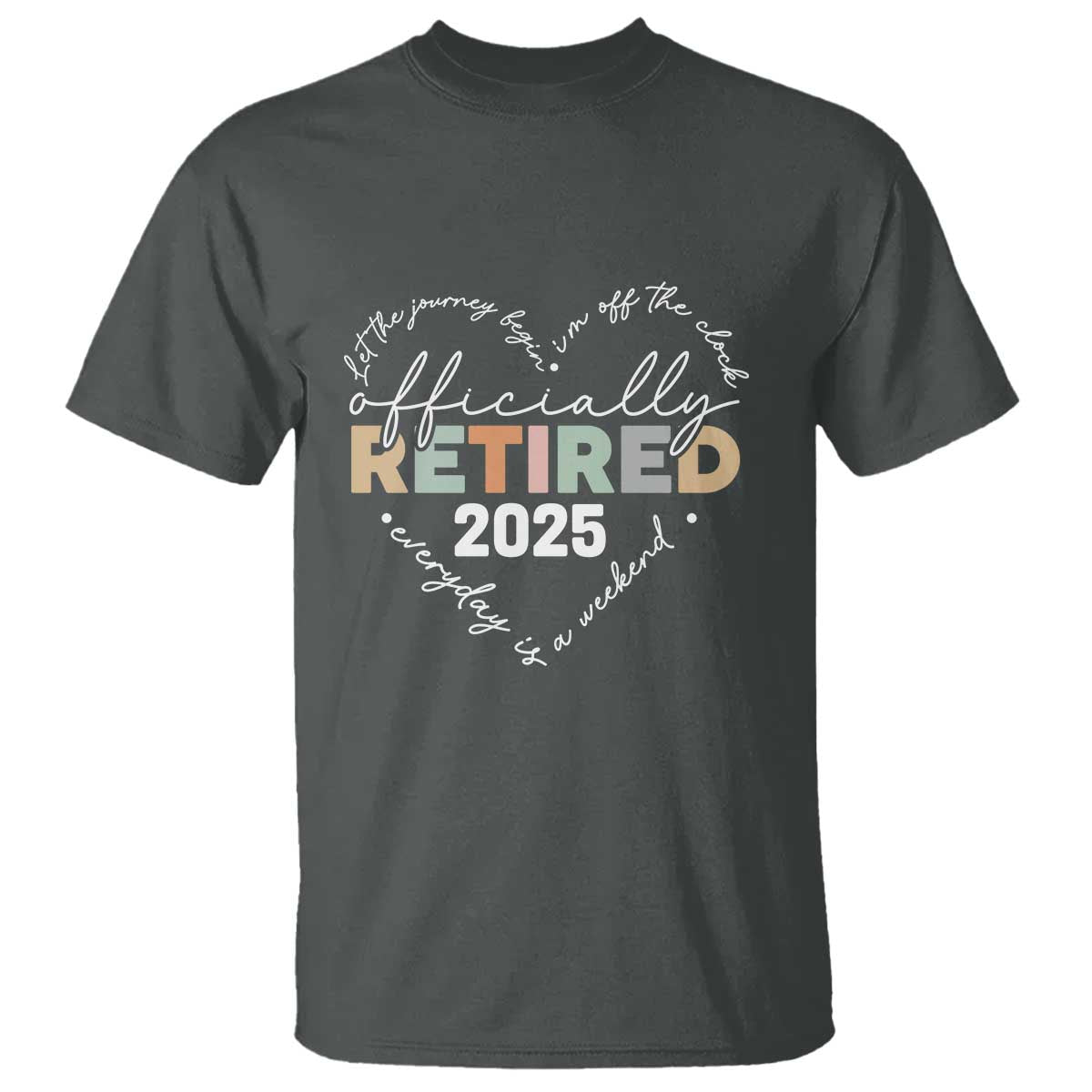 Officially Retired 2025 T Shirt Women Retirement Vintage