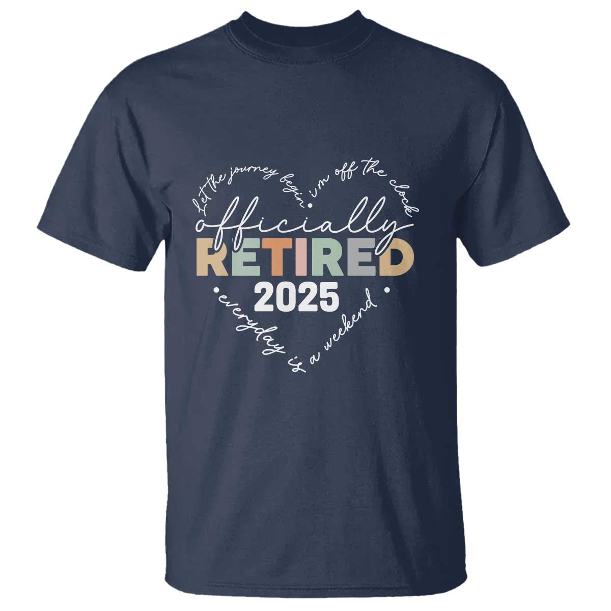 Officially Retired 2025 T Shirt Women Retirement Vintage