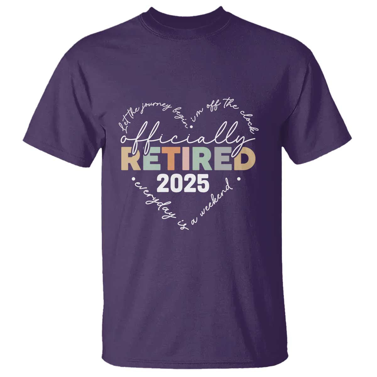 Officially Retired 2025 T Shirt Women Retirement Vintage
