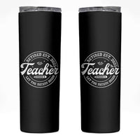 Retired Teacher 2025 Skinny Tumbler Let's The Recess Begin Retirement Gifts