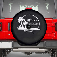 Retired Est 2025 Spare Tire Cover Hello Retirement Summer Vibes