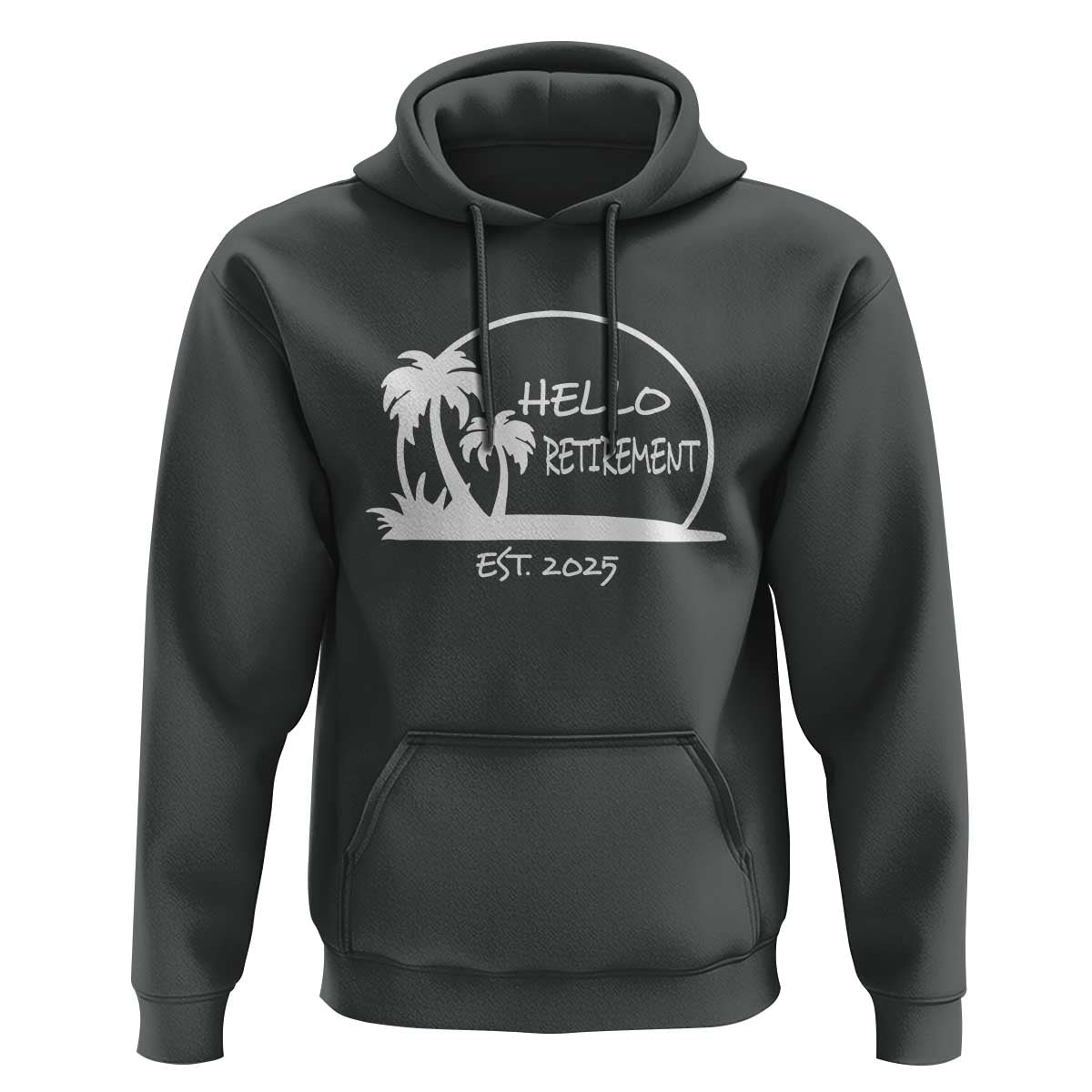 Hello Retirement Est 2025 Hoodie Summer Vibes