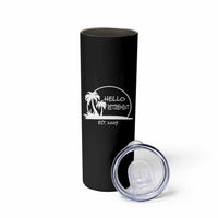 Retired Est 2025 Skinny Tumbler Hello Retirement Summer Vibes