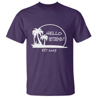 Hello Retirement Est 2025 T Shirt Summer Vibes