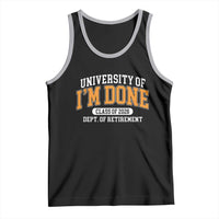 Retired Est 2026 Tank Top Funny University Of I'm Done Class Of 2025 - Wonder Print Shop
