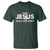Christian Fishing T Shirt Even Jesus Had A Fish Story Funny Fisherman - Wonder Print Shop