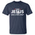 Christian Fishing T Shirt Even Jesus Had A Fish Story Funny Fisherman - Wonder Print Shop