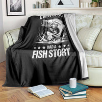 Funny Fishing Throw Blanket Even Jesus Had A Fish Story Funny Christian Fisherman - Wonder Print Shop