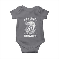 Funny Fishing Baby Onesie Even Jesus Had A Fish Story Funny Christian Fisherman - Wonder Print Shop