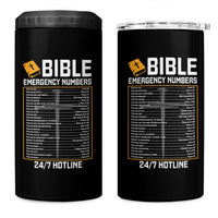 Bible Emergency Numbers 4 in 1 Can Cooler Tumbler Funny Christian Bible Jesus Religious