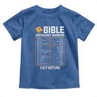 Bible Emergency Numbers Toddler T Shirt Funny Christian Bible Jesus Religious