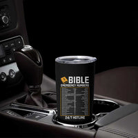 Bible Emergency Numbers Tumbler Cup Funny Christian Bible Jesus Religious