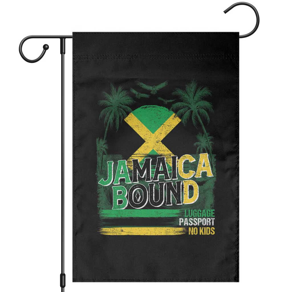 Jamaican Travel Garden Flag Straight Trippin Jamaica Vacation Retro - Wonder Print Shop