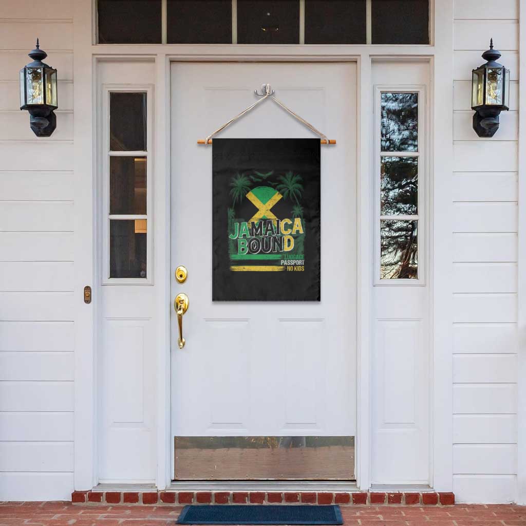 Jamaican Travel Garden Flag Straight Trippin Jamaica Vacation Retro - Wonder Print Shop