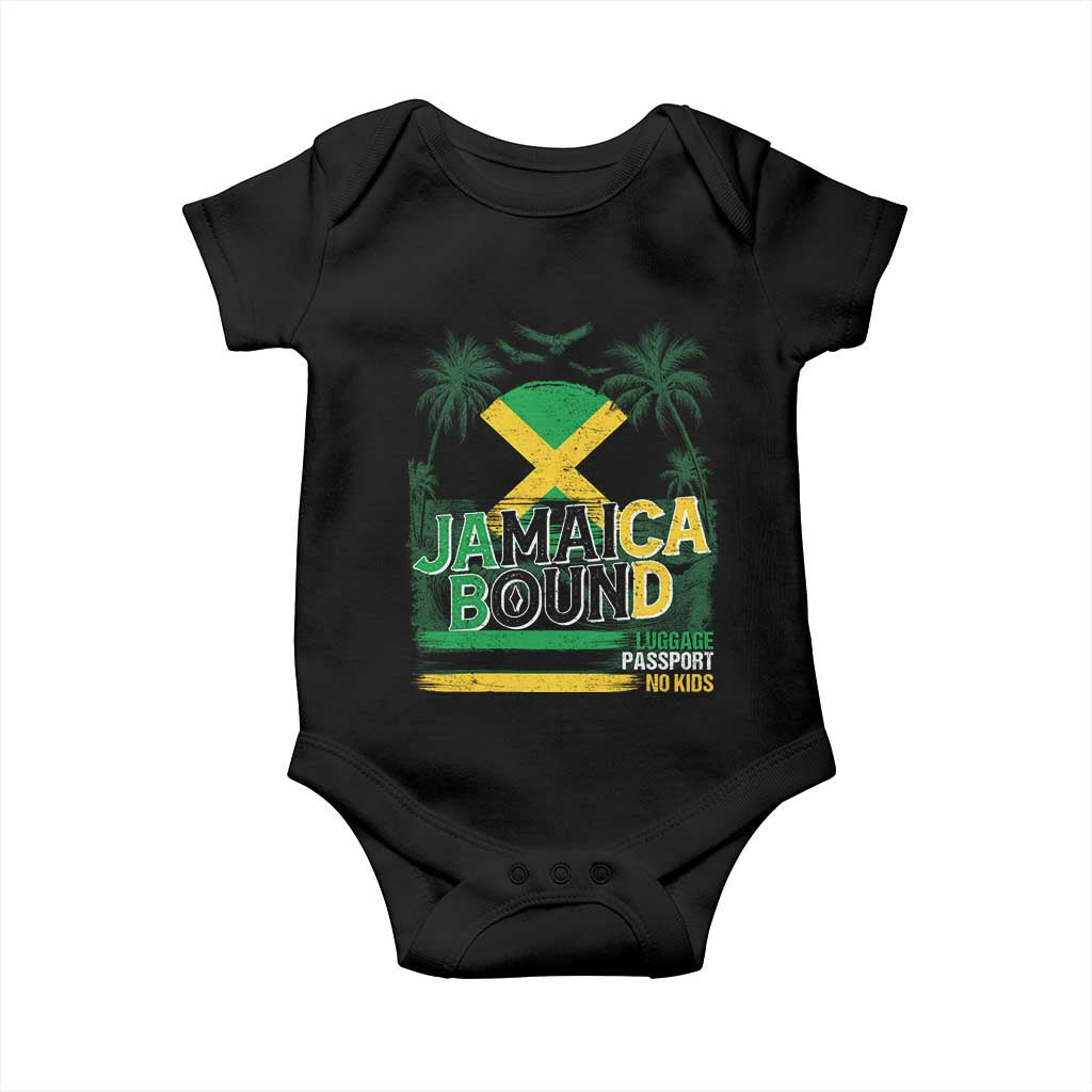 Jamaican Travel Baby Onesie Straight Trippin Jamaica Vacation Retro - Wonder Print Shop