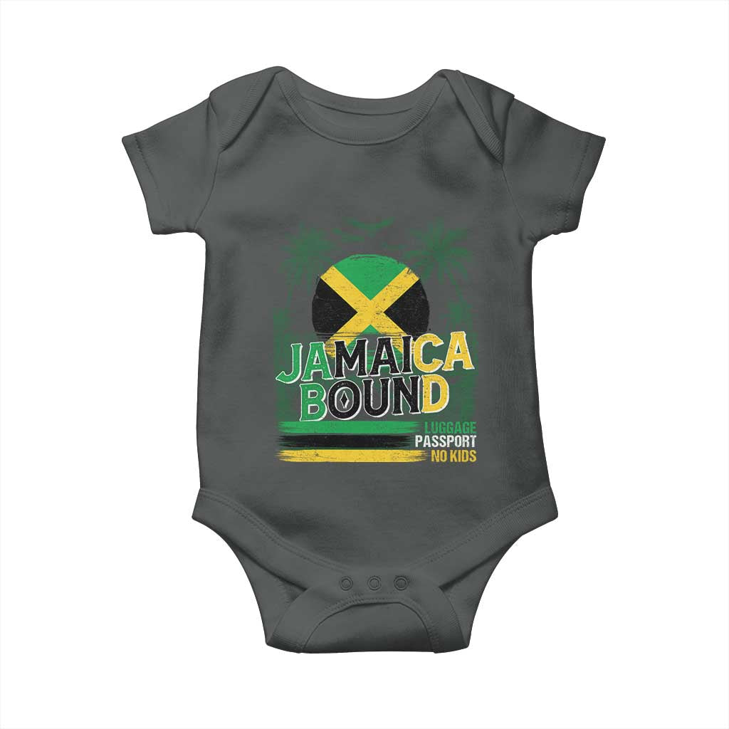 Jamaican Travel Baby Onesie Straight Trippin Jamaica Vacation Retro - Wonder Print Shop