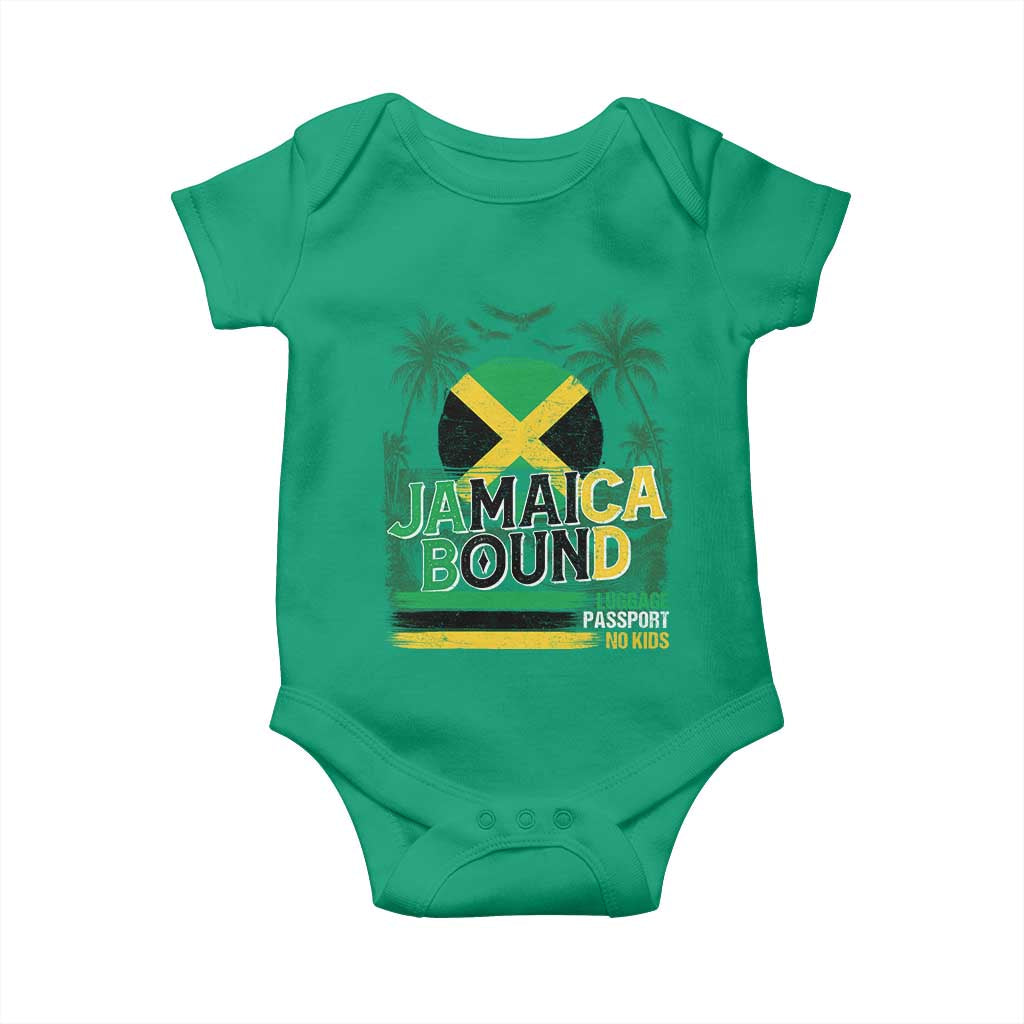 Jamaican Travel Baby Onesie Straight Trippin Jamaica Vacation Retro - Wonder Print Shop
