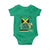Jamaican Travel Baby Onesie Straight Trippin Jamaica Vacation Retro - Wonder Print Shop