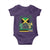 Jamaican Travel Baby Onesie Straight Trippin Jamaica Vacation Retro - Wonder Print Shop