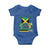 Jamaican Travel Baby Onesie Straight Trippin Jamaica Vacation Retro - Wonder Print Shop