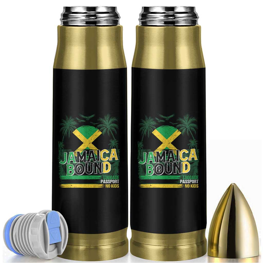 Jamaican Travel Bullet Tumbler Straight Trippin Jamaica Vacation Retro - Wonder Print Shop