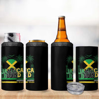 Jamaican Travel 4 in 1 Can Cooler Tumbler Straight Trippin Jamaica Vacation Retro - Wonder Print Shop