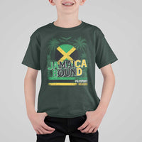 Jamaican Travel T Shirt For Kid Straight Trippin Jamaica Vacation Retro - Wonder Print Shop
