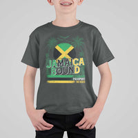 Jamaican Travel T Shirt For Kid Straight Trippin Jamaica Vacation Retro - Wonder Print Shop