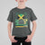 Jamaican Travel T Shirt For Kid Straight Trippin Jamaica Vacation Retro - Wonder Print Shop