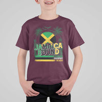 Jamaican Travel T Shirt For Kid Straight Trippin Jamaica Vacation Retro - Wonder Print Shop