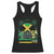 Jamaican Travel Racerback Tank Top Straight Trippin Jamaica Vacation Retro - Wonder Print Shop