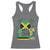 Jamaican Travel Racerback Tank Top Straight Trippin Jamaica Vacation Retro - Wonder Print Shop