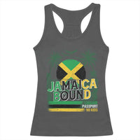 Jamaican Travel Racerback Tank Top Straight Trippin Jamaica Vacation Retro - Wonder Print Shop