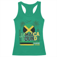 Jamaican Travel Racerback Tank Top Straight Trippin Jamaica Vacation Retro - Wonder Print Shop