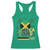 Jamaican Travel Racerback Tank Top Straight Trippin Jamaica Vacation Retro - Wonder Print Shop