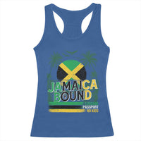 Jamaican Travel Racerback Tank Top Straight Trippin Jamaica Vacation Retro - Wonder Print Shop