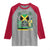 Jamaican Travel Raglan Shirt Straight Trippin Jamaica Vacation Retro - Wonder Print Shop