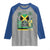 Jamaican Travel Raglan Shirt Straight Trippin Jamaica Vacation Retro - Wonder Print Shop