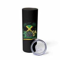 Jamaican Travel Skinny Tumbler Straight Trippin Jamaica Vacation Retro - Wonder Print Shop