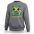 Jamaican Travel Sweatshirt Straight Trippin Jamaica Vacation Retro - Wonder Print Shop