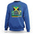 Jamaican Travel Sweatshirt Straight Trippin Jamaica Vacation Retro - Wonder Print Shop